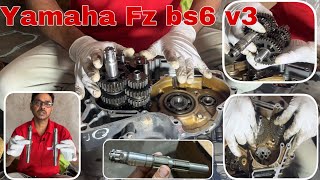 Yamaha Fz v3 Ba6 full engine fittingYamaha fz v3 gearbox fittinghow to Yamaha FZ engine fitting [upl. by Handbook296]