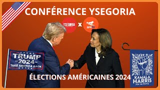 ÉLECTIONS AMÉRICAINES 2024 – LES ENJEUX GÉOPOLITIQUES amp SOCIÉTAUX – CONFÉRENCE [upl. by Normalie]