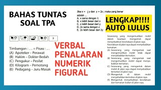 CBT UGM LENGKAP TPA 2023  VERBAL PENALARAN NUMERIK FIGURAL [upl. by Eicirtap]