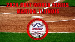 2024 Colt World Series GM 9 Bay County Michigan VS Palmview Texas [upl. by Nehepts998]