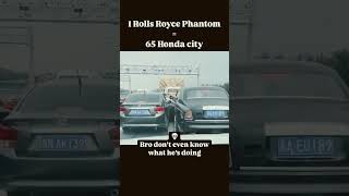 Rolls Royce Phantom VS Honda city rollsroyce hondacity shorts [upl. by Anatlus]