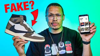 How To Legit Check Shoes Anywhere For Authentic Sneaker Collection Check Check App [upl. by Namilus]