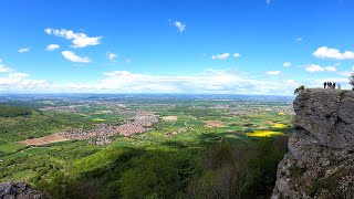 schwäbische Alb  Breitenstein und Mörikefelsen  Wanderung mit schöner Aussicht auf die Burg Teck [upl. by Acemaj]