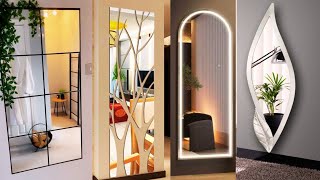 100 Mirror Wall Decorating Ideas 2024  Living Room Wall Mirrors design  Hall Interior Decoration [upl. by Crowell924]