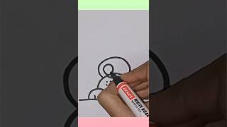 Easy Creative Animals Drawing  Simple cute puppy Drawing Ideas for Kids  Dog sketch shorts art [upl. by Tortosa]