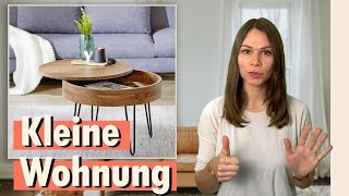 Die 6 besten Tipps um kleine Wohnungen größer wirken zu lassen [upl. by Kihtrak843]