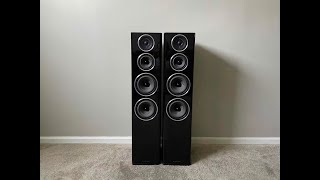 Wharfedale Diamond 114 11 Series 3 Way Tower Home Floor Standing Speakers [upl. by Ama]