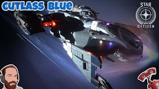 Star Citizen  Visite et Pilotage du Cutlass Blue [upl. by Immat227]