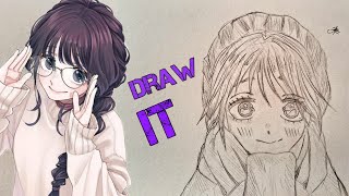 How To Draw Kaoruko Waguri  Step By Step  Easy Tutorial [upl. by Einnaffit]