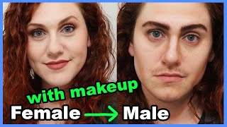 Female To Male Makeup [upl. by Imoyik]