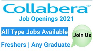 Collabera Recruitment 2021  Freshers and Experienced Jobs  Any Graduate  Direct Link to Apply [upl. by Joette807]