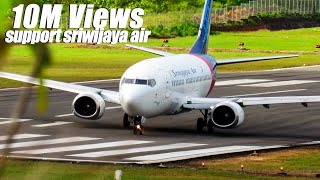 Video Ekslusif Lihat Dengan Jelas Proses Pesawat Sriwijaya Air Take Off Pesawat Terbang Indonesia [upl. by Blasius]