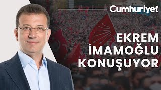 CANLI Ekrem İmamoğlundan Arnavutköyde coşkulu konuşma [upl. by Aelanej79]