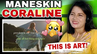 FILIPINA REACT TO Måneskin  CORALINE lyrics  SUB ENG  REACTION VIDEO [upl. by Nolyak]