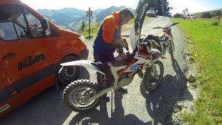 KTM Freeride E  How to Battery Change [upl. by Eveneg17]