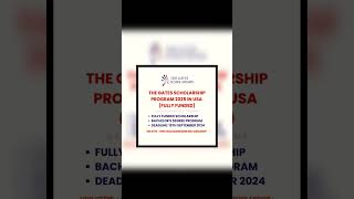 Gates Scholarship Program 2025 in USA 🇺🇲 Fully Funded scholarship usa international 2024 [upl. by Chandler]