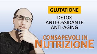 GLUTATIONE  peptide Detox Antiossidante Antiaging  integrazione [upl. by Brittani]