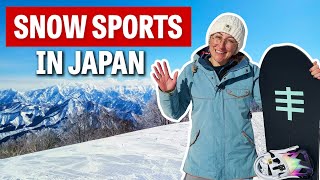 Snow Sports in Japan  Everything to Know Before Skiing and Snowboarding in Japan [upl. by Nisen777]