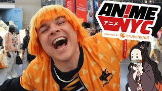 SIMP BREATHING 10TH FORM Zenitsu In Real Life  Anime NYC 2023 [upl. by Reisman58]