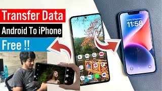 😍 How To Transfer Data From Android To iPhone  Android Se iPhone Me Data Transfer Kaise Kare [upl. by Scutt]