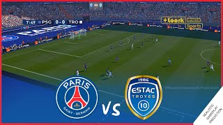 PSG vs TROYES  Partido Completo Oct 29 2022 Simulación Realista [upl. by Sewellyn]