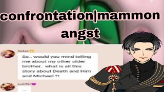 Obey me text confrontationmammon angst [upl. by Ennirroc207]