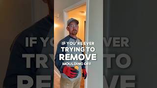 Do this when you remove moulding deconstruction construction demolition building tools [upl. by Grodin482]