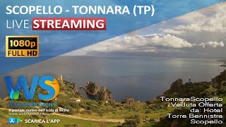 🔴 Scopello live webcam  Panoramica TonnaraFaraglioni da Hotel Torre Bennistra [upl. by Leyes]