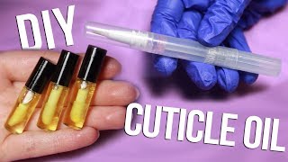 DIY BEST Cuticle Oil amp How to Refill Oil Pen [upl. by Ehrman237]