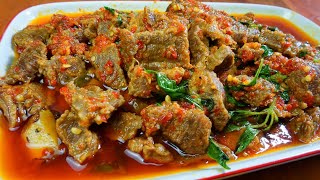 Tanpa SantanResep RicaRica Daging Sapi Yang EmpukEnakPedas  Seluruh Keluarga Menyukainya [upl. by Akeemaj]