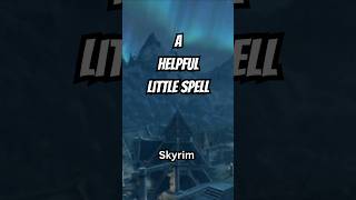 A Helpful little spell Skyrim Anniversary Edition [upl. by Aihsened445]