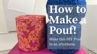 How To Make A Pouf [upl. by Kittie]