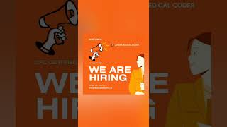 Medical Coding Job Alert Novemberhiring youtubeshorts freshers medicalcodingjobs medicalcoder [upl. by Rodgiva]