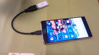 Come collegare cellulare Android a chiavetta USB con OTG [upl. by Maitund779]