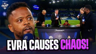 Patrice Evra GATECRASHES our UCL broadcast and causes CHAOS 😅  CBS Sports Golazo [upl. by Cody]