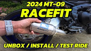 2024 MT09 RACEFIT Growler X  Unboxing  Install  Test Ride [upl. by Adrianne]