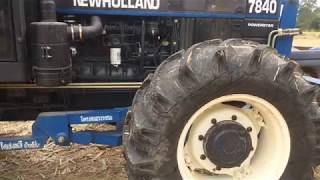 Tractor Ford NEWHOLLAND 7840 4x4 turbo รถไถฟอร์ด 7840 โฟวิล เทอร์โบPampP Clips Channel [upl. by Idnas]