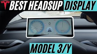 Heads up display for Tesla Model Y3 [upl. by Yenattirb]