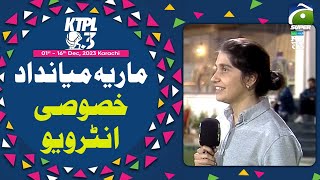 Exclusive Interview With Maria Miandad  KTPL Season 3  Geo Super [upl. by Ximena]