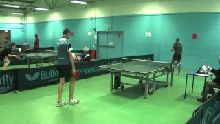 20140315 British Ligue  Kingfisher I v Greenhouse II 02 Marcus Giles v Joseph LanghamFerreira [upl. by Horst]