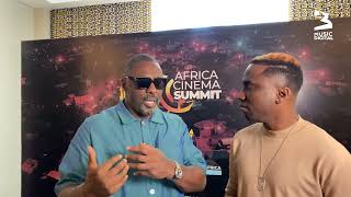 Exclusive Interview With Idris Elba At The Africa Cinema Summit [upl. by Nnav]