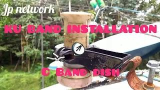 KuBand Lnb Installation Tips  Multi lnb Installation [upl. by Ardnohsal]