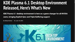 KDE Plasma 61 Desktop Environment Released Here’s What’s New [upl. by Aetnahc]