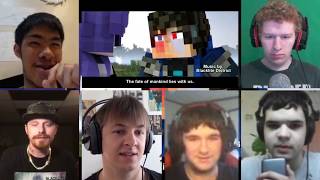 quotWishing Deadquot  A Minecraft Music Video ♪ REACTION MASHUP708 [upl. by Dupin]