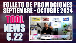 Programa 22 Tool News Lanzamientos y Promociones de herramientas Septiembre  Octubre 2024 [upl. by Dlonyar]