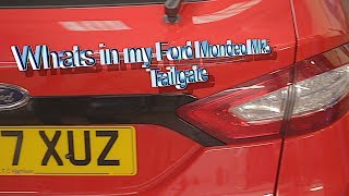 Whats in my Ford Mondeo Mk5 Tailgate [upl. by Evvie474]