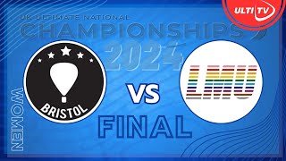 Bristol vs LMU — WOMENS FINAL — UKU Nationals 2024 [upl. by Dahij]