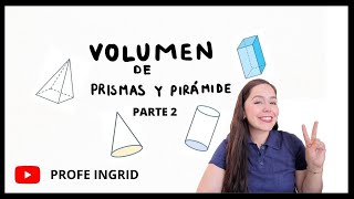 VOLUMEN DE PRIMAS Y PIRÁMIDES PARTE 2  DESPEJE DE FÓRMULAS [upl. by Wadlinger]