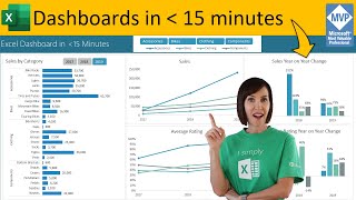 Secrets to Building Excel Dashboards in Under 15 Minutes amp UPDATES with 1 CLICK [upl. by Gustavo855]