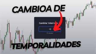 Como cambiar TEMPORALIDADES EN PANTALLA COMPLETA en tradingview [upl. by Ohcamac]